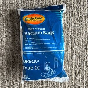 NWT Replacement Vacuum Bags 8 Pack for Oreck